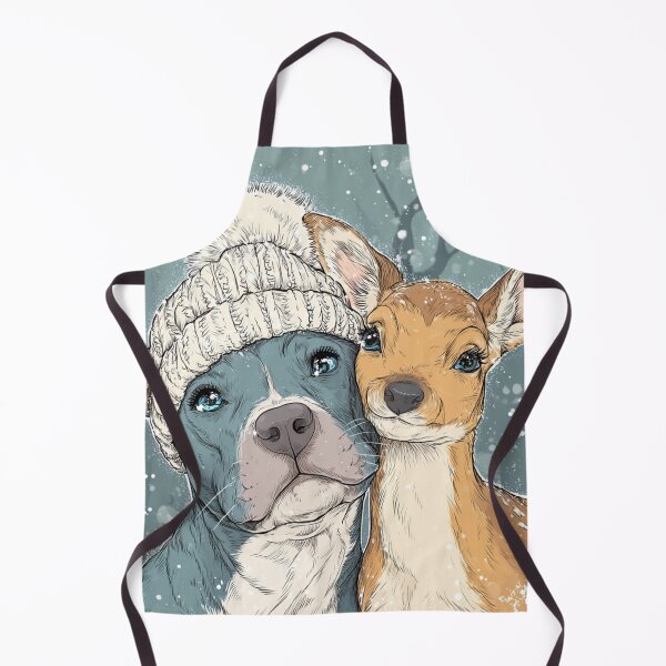 Item preview, Pit Bull With A Deer designed and sold by Nocturne  Paws.