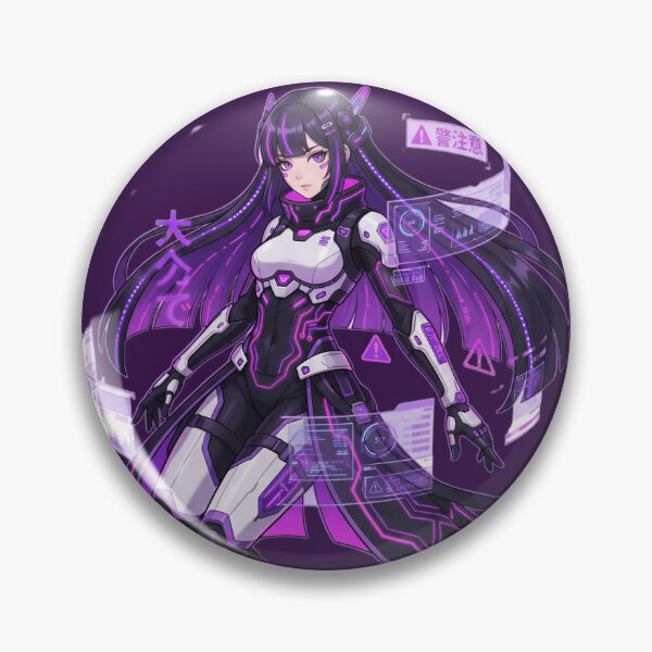 Item preview, Violet Interface Cyberpunk Operative designed and sold by SYN//KILL.