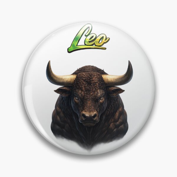 Item preview, Leo Taurus Zodiac Name Bull Power Strength Design designed and sold by AlexLineArt.