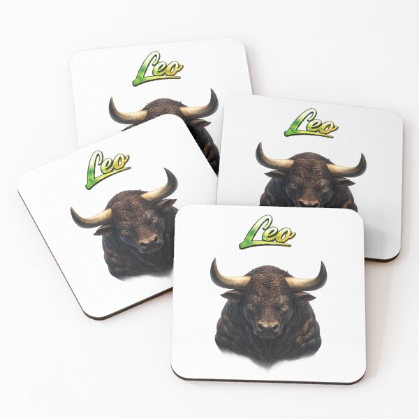 Item preview, Leo Taurus Zodiac Name Bull Power Strength Design designed and sold by AlexLineArt.