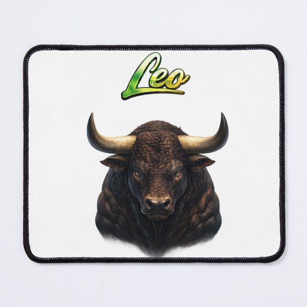 Item preview, Leo Taurus Zodiac Name Bull Power Strength Design designed and sold by AlexLineArt.