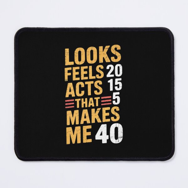 Item preview, Hilarious 40th Birthday Idea I 40 Years designed and sold by MythWoot.
