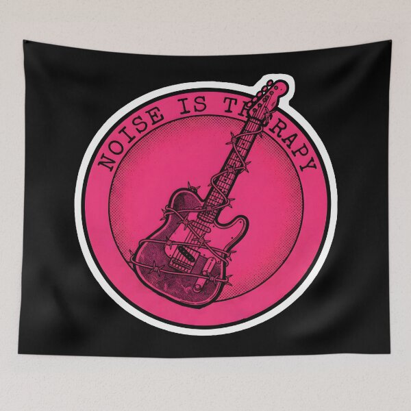 Item preview, Electric Guitar Wrapped in Barbed Wire Sticker designed and sold by homydesign.