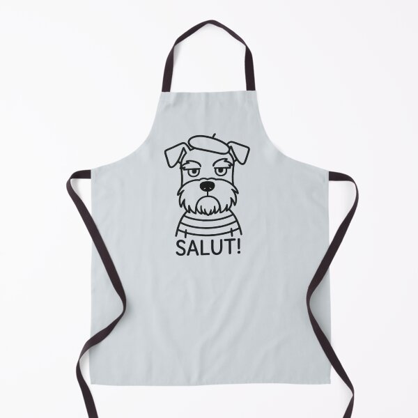 Item preview, Schnauzer Dog French France Salut Vintage designed and sold by SunfullyYours.