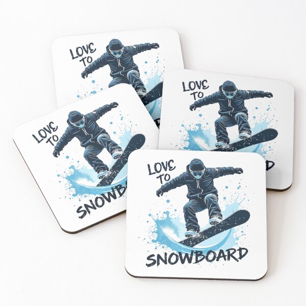 Item preview, Love to Snowboard T-Shirt  Snowboarding Graphic Tee  Winter Sports Adventure Shirt designed and sold by Design-Pro-21.