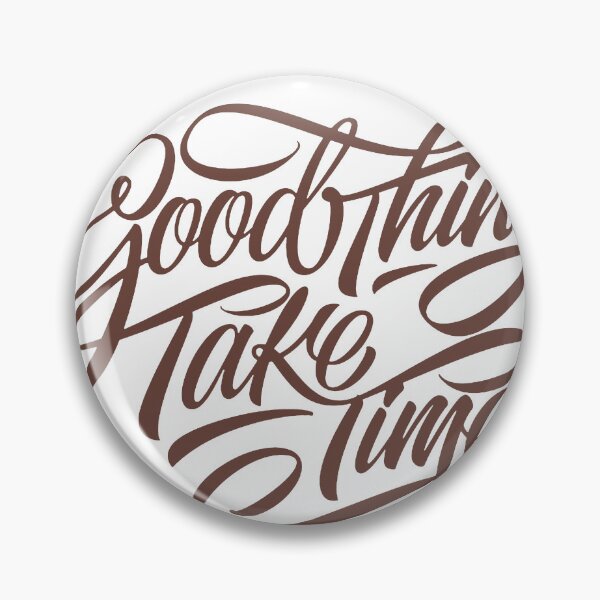 Item preview, Good Things Take Time Hand Lettering Quote designed and sold by andry01.