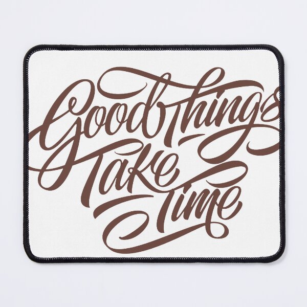 Item preview, Good Things Take Time Hand Lettering Quote designed and sold by andry01.