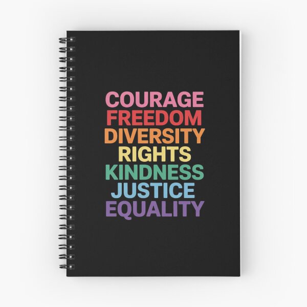 Item preview, Courage Freedom Diversity Equality Justice  designed and sold by AquaKiev.