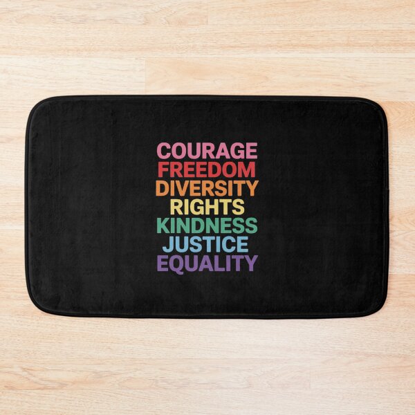 Item preview, Courage Freedom Diversity Equality Justice  designed and sold by AquaKiev.