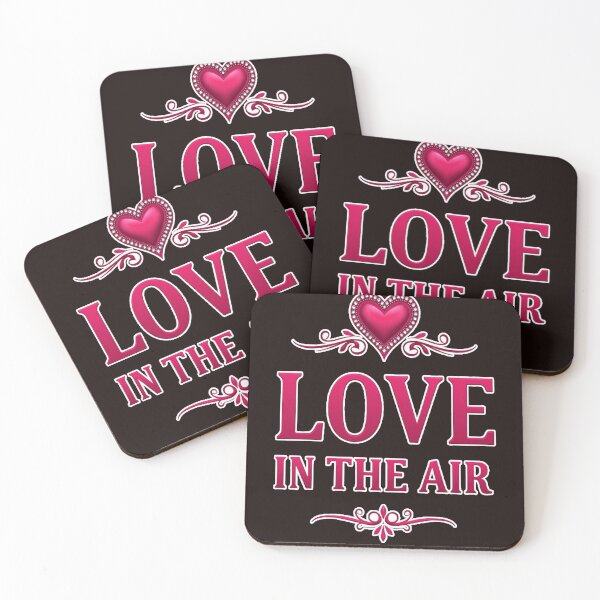 Item preview, LOVE IN THE AIR BLACK designed and sold by Techtricksgh.