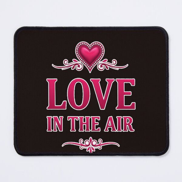 Item preview, LOVE IN THE AIR BLACK designed and sold by Techtricksgh.