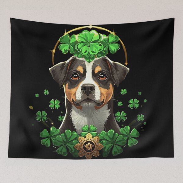 Item preview, Dog food tester – Funny St. Patrick’s Dog 4D Design designed and sold by YourTrendyTees.