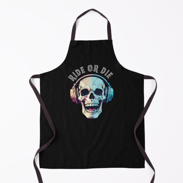 Item preview, Ride or Die: Skull in the Rhythm designed and sold by QuoteCanvas.TH.