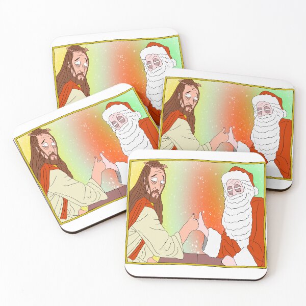 Item preview, Jesus vs Santa designed and sold by Evanson Arts.