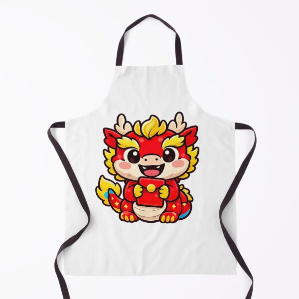 Item preview, Cute Lucky Dragon – Kawaii Chinese New Year Vibes designed and sold by zaki ⭐⭐⭐⭐⭐.
