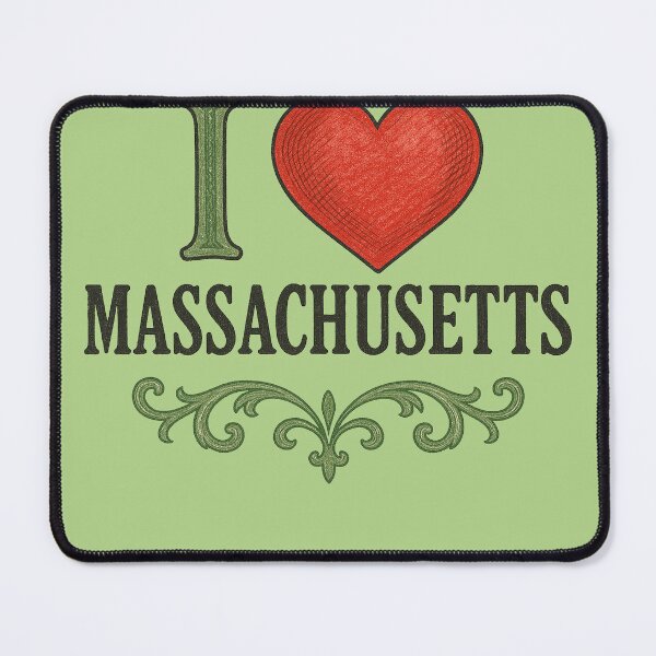 Item preview, I Love Massachusetts  designed and sold by FrictionMaxxing.