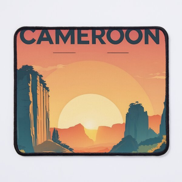 Item preview, Cameroon Retro Vintage Travel Design designed and sold by TravelersGems.