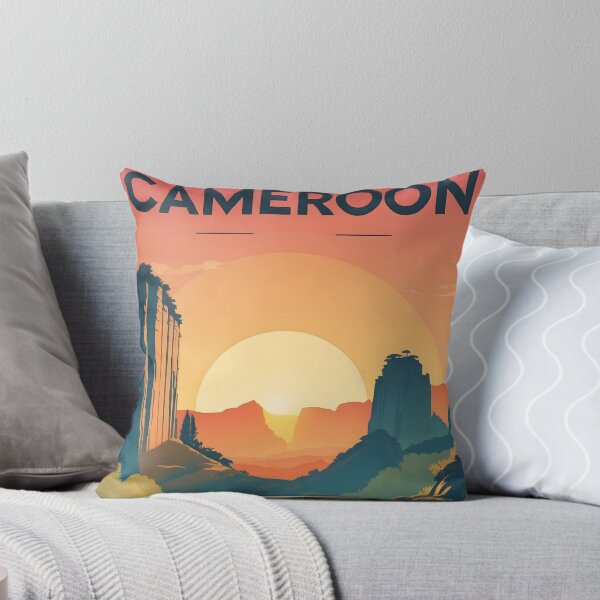 Item preview, Cameroon Retro Vintage Travel Design designed and sold by TravelersGems.