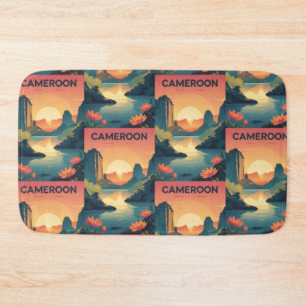 Item preview, Cameroon Retro Vintage Travel Design designed and sold by TravelersGems.