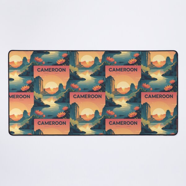 Item preview, Cameroon Retro Vintage Travel Design designed and sold by TravelersGems.