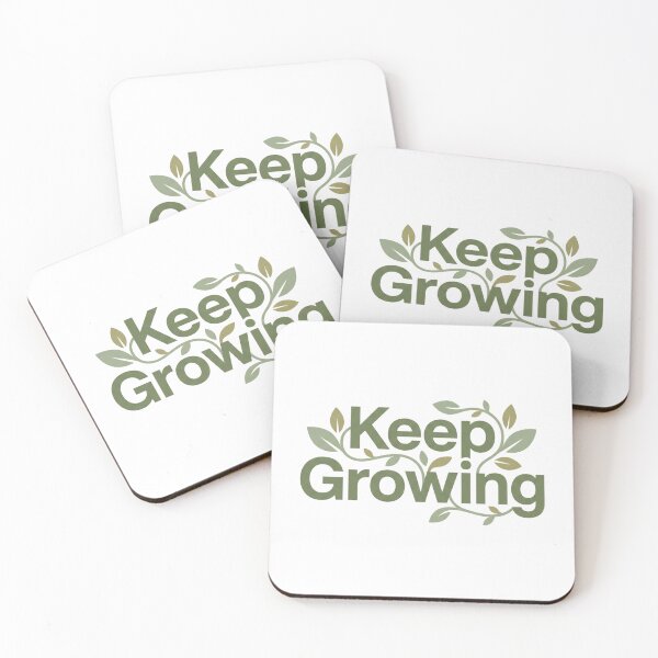 Item preview, Keep Growing Motivational Minimalist Design designed and sold by devilfronty.