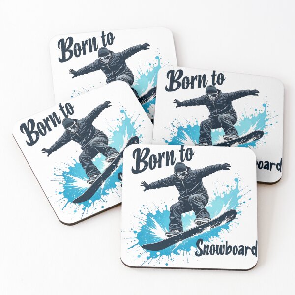 Item preview, Born to Snowboard T-Shirt | Snowboarding Graphic Tee | Winter Sports Adventure Shirt designed and sold by Design-Pro-21.