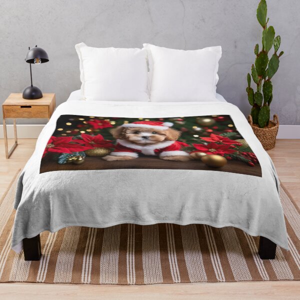 Item preview, Maltipoo Puppy in Santa Costume designed and sold by Gerard Fornarotto.