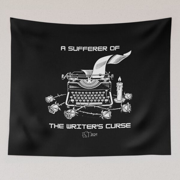 Item preview, The Writer's Curse Vintage Typewriter Dark Academia Aesthetic designed and sold by w66aboo.