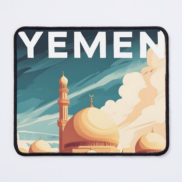 Item preview, Yemen Retro Vintage Travel Design designed and sold by TravelersGems.