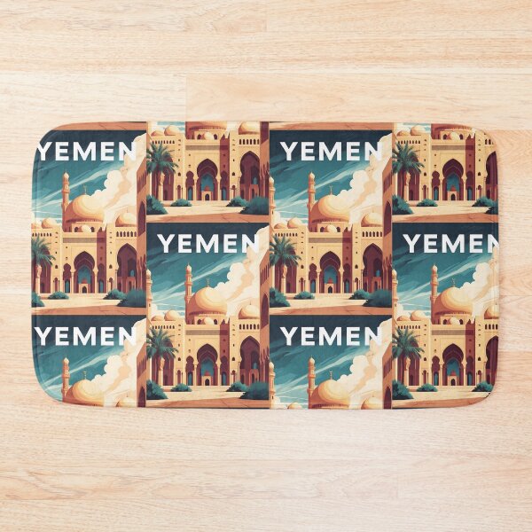 Item preview, Yemen Retro Vintage Travel Design designed and sold by TravelersGems.
