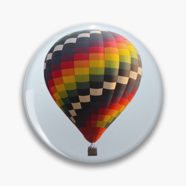 Item preview, lighter than air hot air balloon colorful rainbow designed and sold by PilotandPlane.