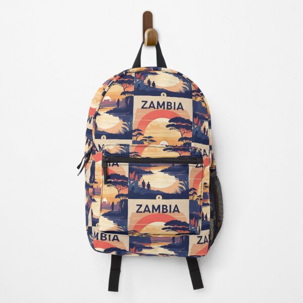 Item preview, Zambia Retro Vintage Travel Design designed and sold by TravelersGems.