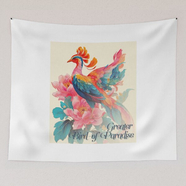 Item preview, Paradise Plumage: Greater Bird-of-Heaven in Bloom designed and sold by ForeverPrintsOK.