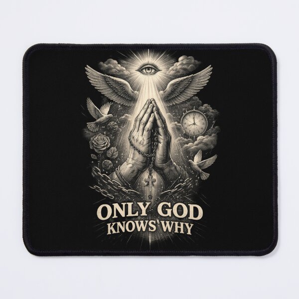 Item preview, Only God Knows Why – Faith, Trust & Spiritual Strength Religious Art designed and sold by SV-Creation.