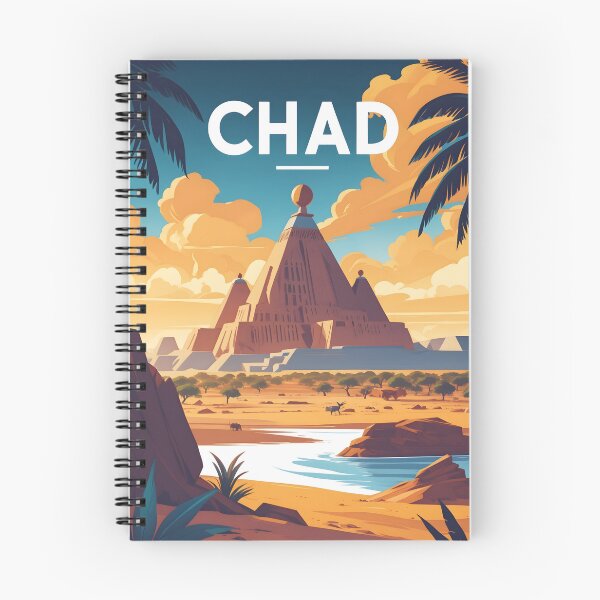 Item preview, Chad Retro Vintage Travel Design designed and sold by TravelersGems.