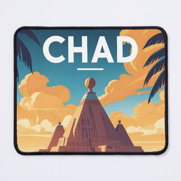 Item preview, Chad Retro Vintage Travel Design designed and sold by TravelersGems.