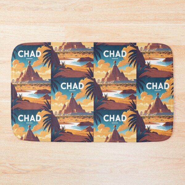 Item preview, Chad Retro Vintage Travel Design designed and sold by TravelersGems.