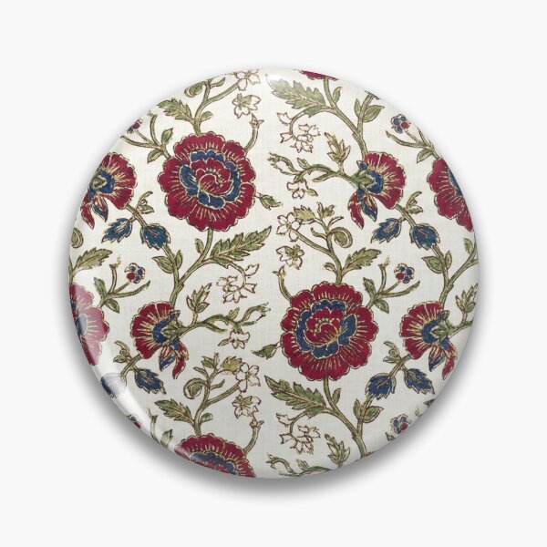 Item preview, Vintage Sanganeri Floral Block Print - Classic Jaipur Seamless Pattern designed and sold by IndoPatterns.