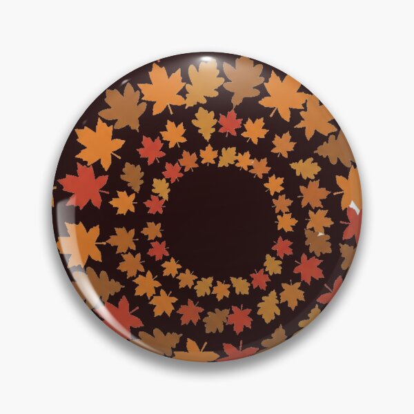 Item preview, Golden Ratio Autumn Fibonacci Leaf Spiral designed and sold by Thaivi Design.