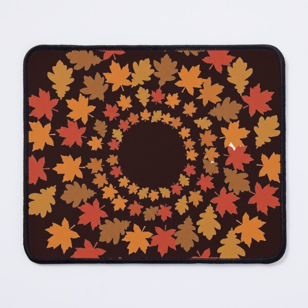 Item preview, Golden Ratio Autumn Fibonacci Leaf Spiral designed and sold by Thaivi Design.