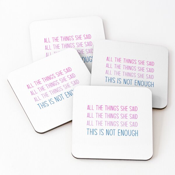 Item preview, All the things she said, this is not enough - Tatu, Heated Rivalry, Ilya Rozanov, Shane Hollander, Hollanov, Bi Flag designed and sold by RosefinchArt.