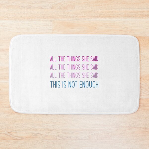 Item preview, All the things she said, this is not enough - Tatu, Heated Rivalry, Ilya Rozanov, Shane Hollander, Hollanov, Bi Flag designed and sold by RosefinchArt.