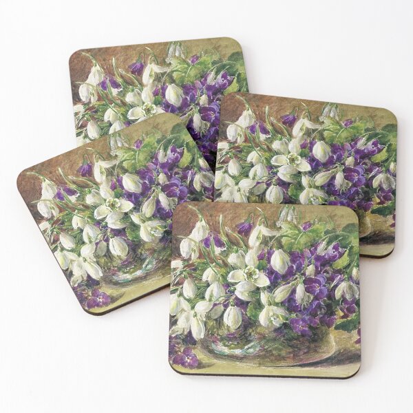 Item preview, Snow Drops and Violets designed and sold by tomorrowsart.