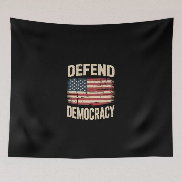 Item preview, Defend Democracy Protect Voting Rights Save Vote Election designed and sold by SyntaxClaw.