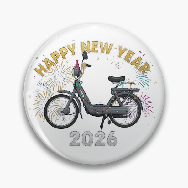 Item preview, Ciao Moped Happy New Year Shirt – Retro Moped New Year's Eve Design for Moped Fans designed and sold by MarcWernerCGN.