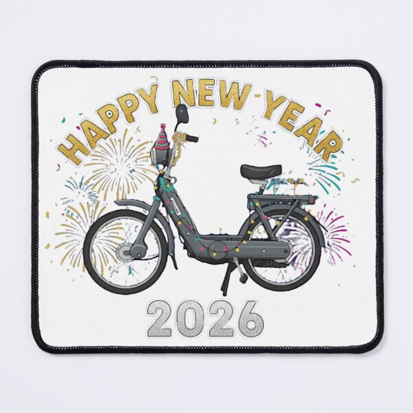 Item preview, Ciao Moped Happy New Year Shirt – Retro Moped New Year's Eve Design for Moped Fans designed and sold by MarcWernerCGN.