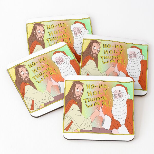 Item preview, Ho ho holy thumb war designed and sold by Evanson Arts.