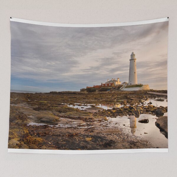 Item preview, St Marys Island and Lighthouse Reflection designed and sold by Violaman.