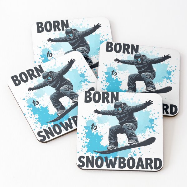 Item preview, Born to Snowboard T-Shirt  Snowboarding Graphic Tee  Winter Sports Adventure Shirt designed and sold by Design-Pro-21.