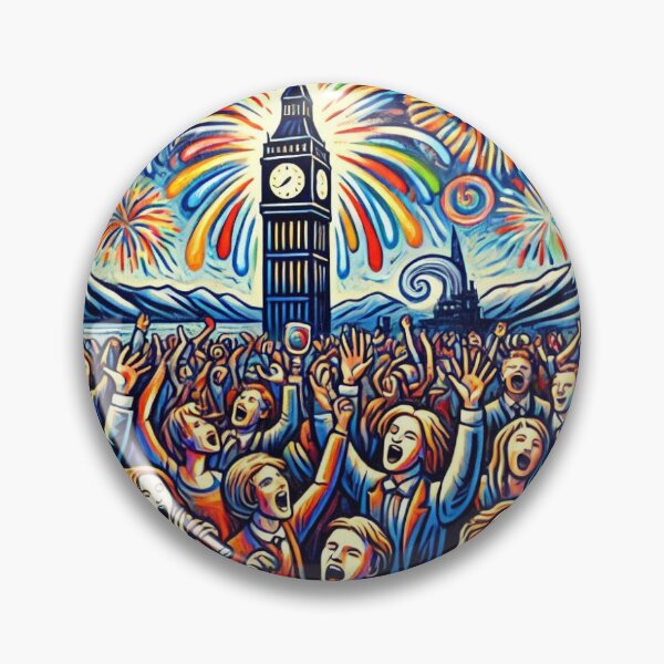 Item preview, Expressionist New Year’s Night – inspired by Munch’s emotional firework and poetic unrest designed and sold by FotoworldEdel.